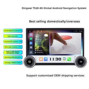 Reproductor de DVD Universal para Auto con <span class=keywords><strong>Android</strong></span> Auto, Doble Perilla, Pantalla LED de 10.1 Pulgadas 1280*720, Sistema <span class=keywords><strong>Android</strong></span> 12, Navegación para Auto de Alta Definición - Product Image 5