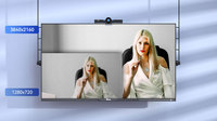 4K Web Kamerası Dahili 2 Mikrofonlu Video Konferans Web Kamerası Kamera Videobar Web Kamerası Ofis Ekipmanları