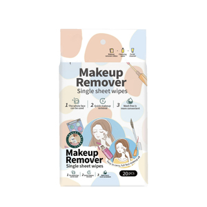 Lingettes démaquillantes en sachet individuel, marque privée, 20 paquets, logo personnalisé OEM, lingettes démaquillantes à l'<span class=keywords><strong>eau</strong></span> <span class=keywords><strong>micellaire</strong></span> - Product Image 2