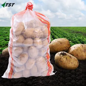 Tas plastik transparan rol 100% tas transparan mudah terurai tas kering transparan untuk kentang dan apel untuk pasar Denmark