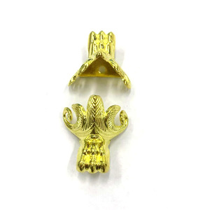 Zinc Alloy Furniture Foot <b>Corner</b> <b>Protector</b> Traditional Design Durable Hardware Accessory For Wooden Box Gift Box Antique - Product Image 3