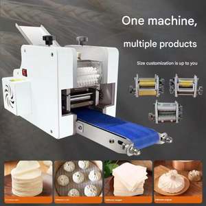 Machine <span class=keywords><strong>à</strong></span> fabriquer des peaux de Gyoza et Momo haute performance 220V, pour nouilles et rouleaux de printemps, idéale pour hôtels, restaurants et commerces alimentaires, moteur neuf ou <span class=keywords><strong>d</strong></span>'<span class=keywords><strong>occasion</strong></span> - Product Image 4