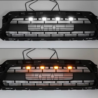 Grille tout-terrain avec feux LED pour Tacoma 2012 2013 2014 2015, insert de grille ABS, pièces automobiles, grille avant