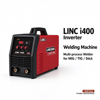 Soudeuse à l'arc MMA à onduleur DC LINCOLN LINC I400 400A, machine de soudage TIG Lift, soudeuse à l'arc manuelle industrielle 380V VRD