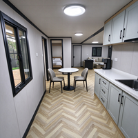 Villa conteneur extensible de luxe RELYANCE, panneau sandwich personnalisable, économie d'énergie, installation facile pour gîtes et glamping