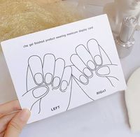 Lash Nails Imprimable Cartes De Fidélité Modèle Beauté Récompenses-Carte Merci Pour Votre Commande Cartes pour Boîte Insertion