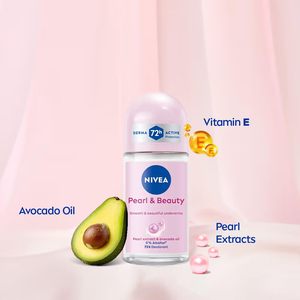 Nivea โรลออนติดทนนานสำหรับผู้หญิงม้วนสารระงับกลิ่นกายไข่มุกและความงาม3เจลสเปรย์ระงับเหงื่อ - Product Image 2