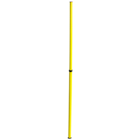 Poste Telescópico de PVC de 170 cm y 32 mm, Amarillo, Equipo de Entrenamiento de Agilidad