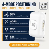 Traceur GPS/LBS magnétique pour animaux de compagnie G63, suivi en temps réel, historique de 90 jours, étanche IP67 à cinq couches, stockage cloud 4G, OEM/ODM