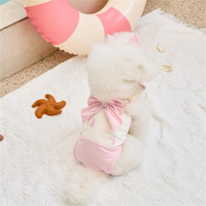 Ropa de verano <span class=keywords><strong>para</strong></span> perros con sombrero Yorkshire <span class=keywords><strong>Chihuahua</strong></span> cachorro camisola mascota gato <span class=keywords><strong>perro</strong></span> traje de baño Bikini <span class=keywords><strong>para</strong></span> perros pequeños - Product Image 2