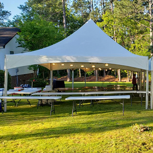 Tente de réception commerciale personnalisée Kenten, tente de <span class=keywords><strong>mariage</strong></span>, tente de fête, tente de salon professionnel en plein air, pagode verte, tente parachute - Product Image 2