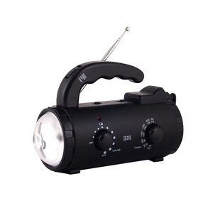Power bank a lanterna ricaricabile con torcia a LED radio dinamo e caricabatterie per telefono radio a carica con sirena e lampeggiante - Product Image 3