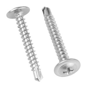 Tornillos Autoperforantes de Acero Inoxidable Galvanizado con Zinc GR5, Cabeza Plana M3/M6, Rosca Fina, Diámetro de la Tapa de 10 mm, Fijaciones para Paneles de Yeso y Madera - Product Image 6