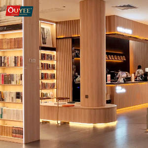 Étagères de <span class=keywords><strong>vitrine</strong></span> en bois de haute qualité, meubles, bibliothèque scolaire, bibliothèque, étagère <span class=keywords><strong>murale</strong></span>, bibliothèque en <span class=keywords><strong>libre</strong></span>-<span class=keywords><strong>service</strong></span> - Product Image 2