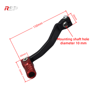 Levier de vitesses pliable RSP CNC 6061, 150 mm, 11 mm spline ID, remplacement inférieur, compatible avec les motos de cross, les quads 110, 125, 140, 150, 160, 250 cm³ - Product Image 2