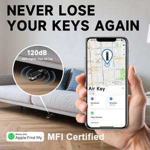 New Fashionable New Anti-loss Smart <strong>Key</strong> <strong>Organizer</strong> with tracker <strong>Key</strong> Holder Wallet Car Metal Custom Keychain for Apple Findmy - Product Image 2