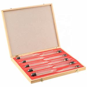 Juego de piezas de densitómetro Bomei de alta precisión Densitómetro Bomei 1,0-2,0 Especificaciones completas Juego de caja de madera Densitómetro de petróleo - Product Image 2