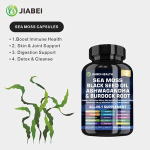 OEM capsule di alghe complesse vitamine minerali Private Label immunità Booster integratore fabbrica all'ingrosso capsule di alghe - Product Image 1