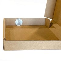 Mini boîte à pizza en carton, transport plat, facile à assembler, Mini boîte cadeau de mariage, bijoux
