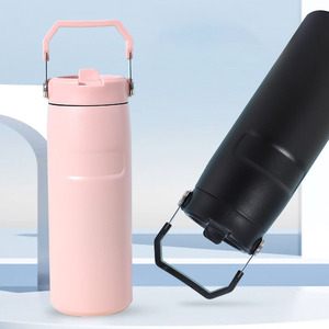 2025 Stainless Steel Classic Thermal Tumbler 40OZ <b>Portable</b> Large Capacity <b>Vacuum</b> with Straw Handle Camping Office - Product Image 4