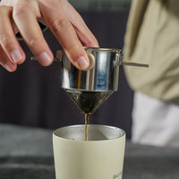 Barista Verser sur le Kit de cafetière de camping Ensemble de café de voyage en plein air Kit de café de camping avec sac