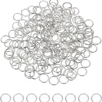 Accessoires de bijoux DIY : Anneaux de jonction (ouverts/fermés), fermoirs mousquetons, chaînes d'extension, matériaux pour colliers - Métal