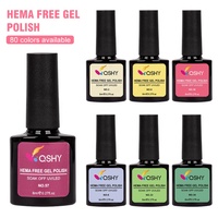 Set de Esmaltes de Gel UV Veganos sin HEMA de 80 Colores, 10ml, Inodoros, Semipermanentes, con Etiqueta Privada, Proveedor Confiable, Venta al Por Mayor