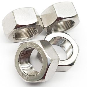 2 cái mạ niken M18 <span class=keywords><strong>x</strong></span> <span class=keywords><strong>1.5mm</strong></span> Pitch thép không gỉ Hex Nuts Metric chủ đề tốt Hex Nut ốc vít - Product Image 3