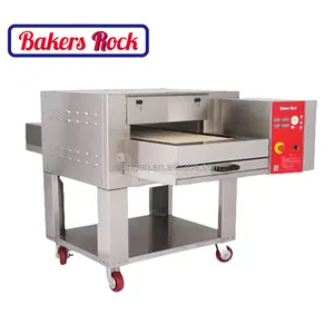 Commercial electric 450 degree stone conveyor oven for pizza multifunctional automatic arab pita bread oven for sale