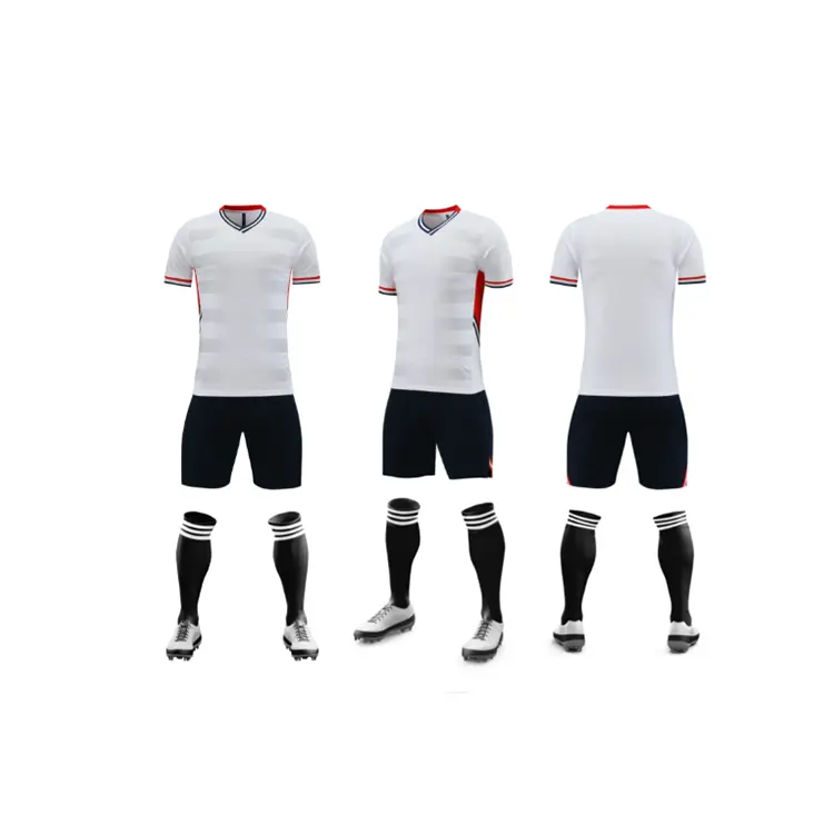 custom bulk soccer jersey polyester fabric trade soccer club jersey unisex football uniform