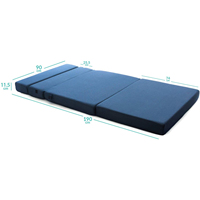 Großhandel Moderne Dreifach Faltbare Gästematratzen Online Bestellbar für Wohnmöbel Klappbare Latex-Gel-Memory-Foam-Massagematratze