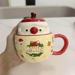 Tasses à café en céramique avec poignée, prix abordable pour la maison, pour Noël - Product Image 3