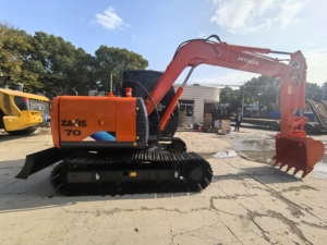 Suministro directo de fábrica, excavadora usada Hitachi ZX70 de segunda mano con 1 año de garantía en stock. - Product Image 2