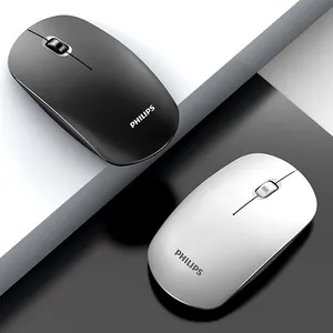 Venta al por mayor para Philips que carga el ratón 2,4G Ratón inalámbrico 10m 2,4G USB Ratones inalámbricos para juegos Laptop Ratones de escritorio (SPK7315)
