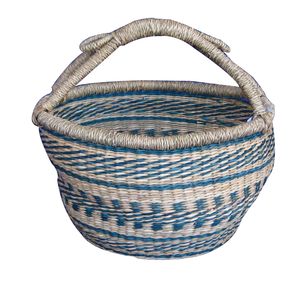 Cesta de Almacenamiento Rectangular Moderna de Seagrass Natural Hecha a Mano, Plegable, de Bajo Precio, Producto de Cocina Popular - Product Image 1