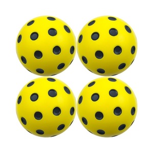 Balle de tennis élastique Peak Ball EVA 74 mm, haute élasticité, anti-stress, solide, jouet d'entraînement, verte et jaune - Product Image 5