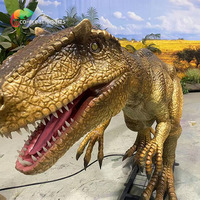 Dinosaure Allosaurus Animatronique Géant Personnalisable - Accessoire Réaliste qui Rumes et se Déplace pour Centre Commercial