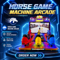 Machine de jeu d'arcade commerciale à monnayeur, simulateur de course de chevaux et de conduite, pour centre de jeux