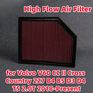 Filtre à air sport haute performance 31370089 pour Volvo <span class=keywords><strong>V60</strong></span> CC II <span class=keywords><strong>Cross</strong></span> <span class=keywords><strong>Country</strong></span> 227 B4 <span class=keywords><strong>B5</strong></span> D3 D4 T5 2.0T 2018-Présent – Filtres d'admission racing - Product Image 1