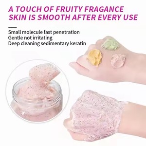 Manteca de karité natural orgánica para blanquear la piel, sal del <span class=keywords><strong>Mar</strong></span> <span class=keywords><strong>Muerto</strong></span>, exfoliante de frutas, exfoliante facial y corporal - Product Image 5