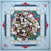 Mahjong Créatif Personnalisé avec des Tuiles de Noël Amusantes pour les Fêtes de Jeunes et les Activités de Réunion Sociale