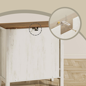 Mueble <span class=keywords><strong>de</strong></span> Barra para Café <span class=keywords><strong>de</strong></span> la Colección LIRY <span class=keywords><strong>de</strong></span> <span class=keywords><strong>VASAGLE</strong></span> con un Cajón, Estante Ajustable, <span class=keywords><strong>Almacenamiento</strong></span> Lateral con Orificio para Cables, Mueble Buffet - Product Image 6