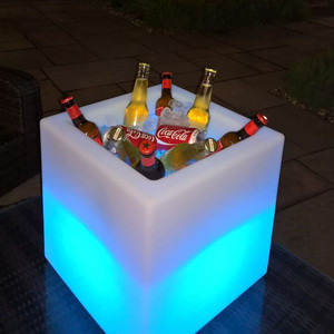अनुकूलित चमकदार रोशनी वाली बर्फ बाल्टी बार रेस्तरां व्यापार शो खुदरा लोगो प्रदर्शन वायरलेस रिमोट कंट्रोल आरजीबी रंग - Product Image 3