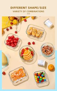 <span class=keywords><strong>Set</strong></span> di Contenitori in Vetro per Alimenti per Bambini, 18 Pezzi, Senza BPA, con Coperchio a Chiusura Ermetica, Adatti per Microonde, Frigorifero e Lavastoviglie, per Scuola, Gelatine, Zucchero e Alimenti - Product Image 4