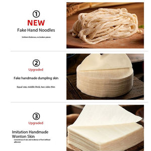 เครื่องทำแป้งซาลาเปาไฟฟ้าอัตโนมัติ ทนทาน ความเร็วในการรีดแป้งสูง เหมาะสำหรับร้านค้าปลีกและธุรกิจจัดเลี้ยง - Product Image 4