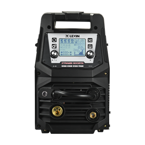 Machine à souder LEVIN XTRAMIG CE 200A <span class=keywords><strong>Synergic</strong></span> 4-en-1 <span class=keywords><strong>MIG</strong></span> <span class=keywords><strong>MAG</strong></span> MMA TIG, soudeuse à inverter IGBT avec écran LCD numérique - Product Image 1