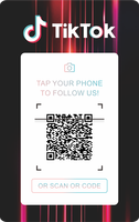 Échantillon Gratuit Carte de Visite Numérique Personnalisée à Code QR pour Instagram Facebook TikTok Réseaux Sociaux, Carte NFC PVC Imprimable