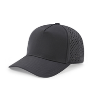 Casquette de baseball trucker unie 5 panneaux en coton respirant avec maille, fermeture snapback réglable, visière incurvée, personnalisable avec lettres