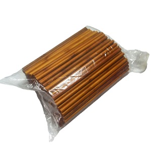 Natural <b>Bamboo</b> <b>Straws</b> Deep Carbonization Solid Color Disposable For Drinking Water Juice Beverages Coffee Chongqing Origin ZX 03 - Product Image 5