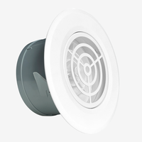 Couvercle d'aération réglable pour l'intérieur Système CVC Diffuseur rond détachable en plastique ABS Évent d'air frais ultra-mince